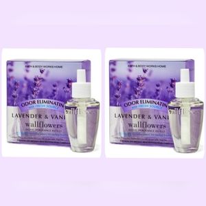 💜 TWO (2) LAVENDER VANILLA WALLFLOWERS REFILLS 2-PACKS